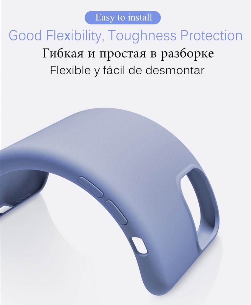 For Samsung Galaxy A72 Case For Samsung A72 Cover Silicone Soft Liquid Silm Rubber Case For Samsung Galaxy A72 A52 A12 A51 M51