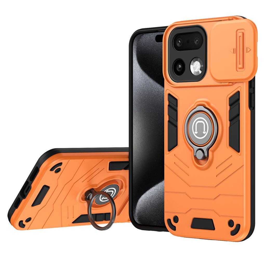 Applicable to Xiaomi Redmi note15Pro push window mobile phone case Redmi 15C ring holder Xiaomi 14T protective case