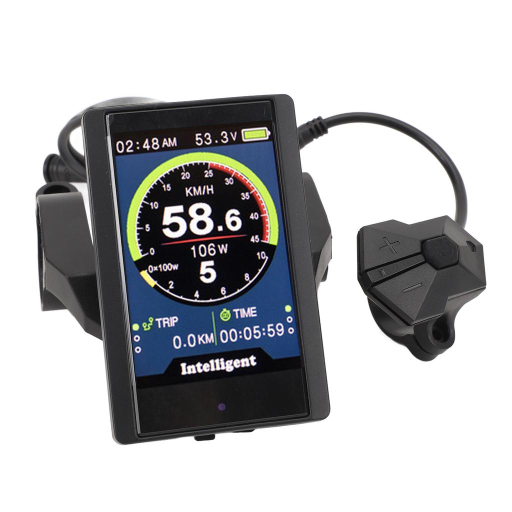 P850C Barevný displej pro elektrické kolo pro středový motor M400 G330 M620 G510, 3,2palcový IPS displej, 36V 48V 52V 60V LCD displej