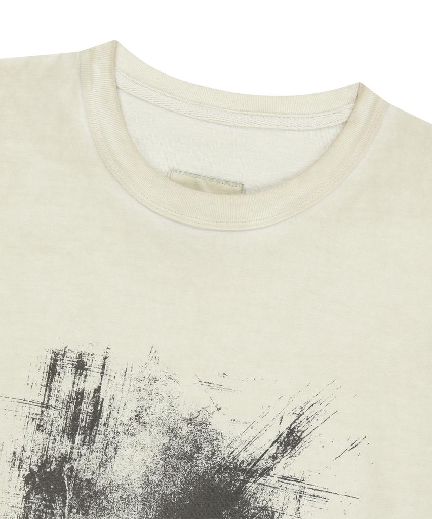 ENDOOR Archive Trace 1/2 T-Shirt (Vtg Ecru)