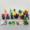 5-18Pcs/Set Super Mario Bros Pvc Action Figure Toys Dolls Model Set Luigi Yoshi Donkey Kong Mushroom  Holiday Gifts