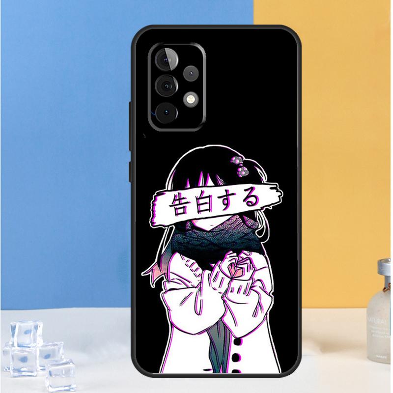 Sad Anime Aesthetic Senpai For Samsung Galaxy A13 A33 A53 A36 A26 A05 A06 A16 A54 A34 A14 A32 A52 A55 A35 A15 A56 Case