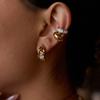 Stainless Steel Earrings - Luxurious and High-end Ear Accessories Featuring Diamonds. Titanium Steel Jewelry for Women.
