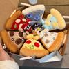 Heiß Süß Kreativ Pizza Maus Plüschtiere Weich Gefüllt Mini Cartoon Maus Spielzeug Lustig Lecker Pizza Hängende Spielzeuge Schlüsselanhänger Taschen Dekor