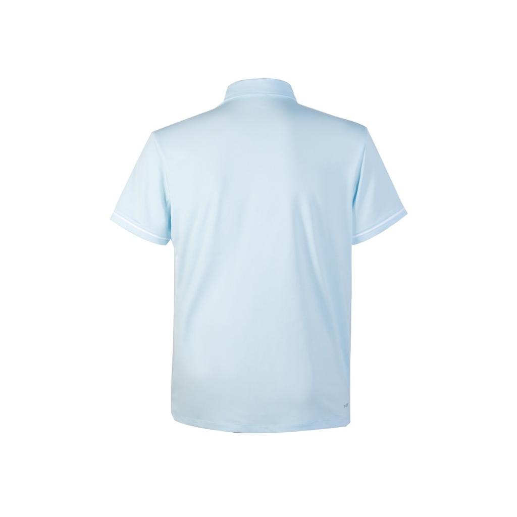 Li Ning Logo Quick-Dry Training Casual Slim Fit Short Sleeve T-Shirt Unisex Tops Ice-River-Blue APLU965-2