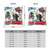 The Little Mole & Friends Pillow Cover Polyester Pillow Case Cushion Cover Funny Design Pillowcases For Living Room Chair
