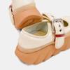 Fashion Mary Jane Shoes Women Metal Belt Buckle Shallow Thick-Soled Shoes Platform Height-Enhancing Sneakers Round Toe Sports Shoes