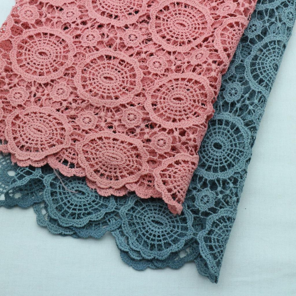 Water-Soluble Milk Silk Lace, Embroidery Hollow Lace Large Barcode, Skirt Cuffs Women'S Curtain Accessories