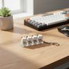 Cute Cat Keyboard Fidget Toy 4 Keys Mechanical Keyboard Keychain  Gifts for Kitten Fans