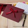 Retro Kraft Paper Envelope - Western Style Invitation with Bow Logo