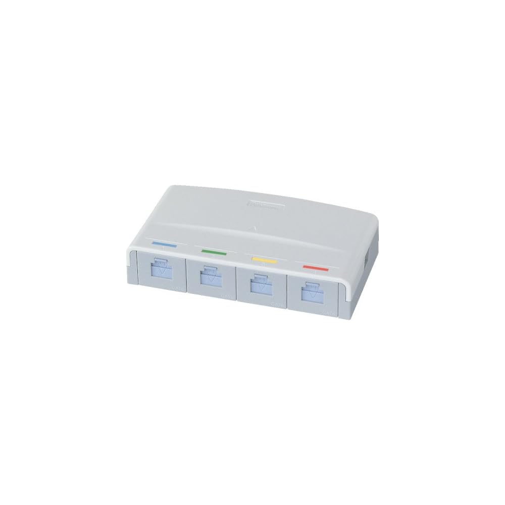 Panasonic NR3174 Information Modular Jack (CAT6) (Surface Mount, 4 Outlets)