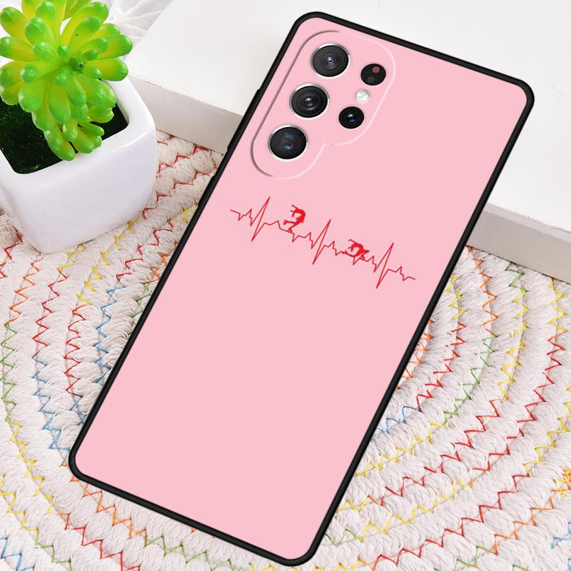 Capa de Celular Dança no Gelo para Samsung Galaxy note 10 pro S26 Ultra S23 S24 FE S25 S21 S22 PLUS à prova de choque Capa