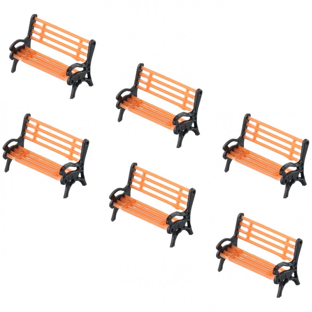 0.79*0.55*0.35inch/2*1.4*0.9cm Model Park Bench 10Pcs 1:87 Brand New