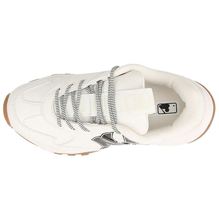 MLB Big Ball Chunky Letter Height Increasing Low Top Dad Shoes Unisex Sneaker Ivory 32SHC6011-50I