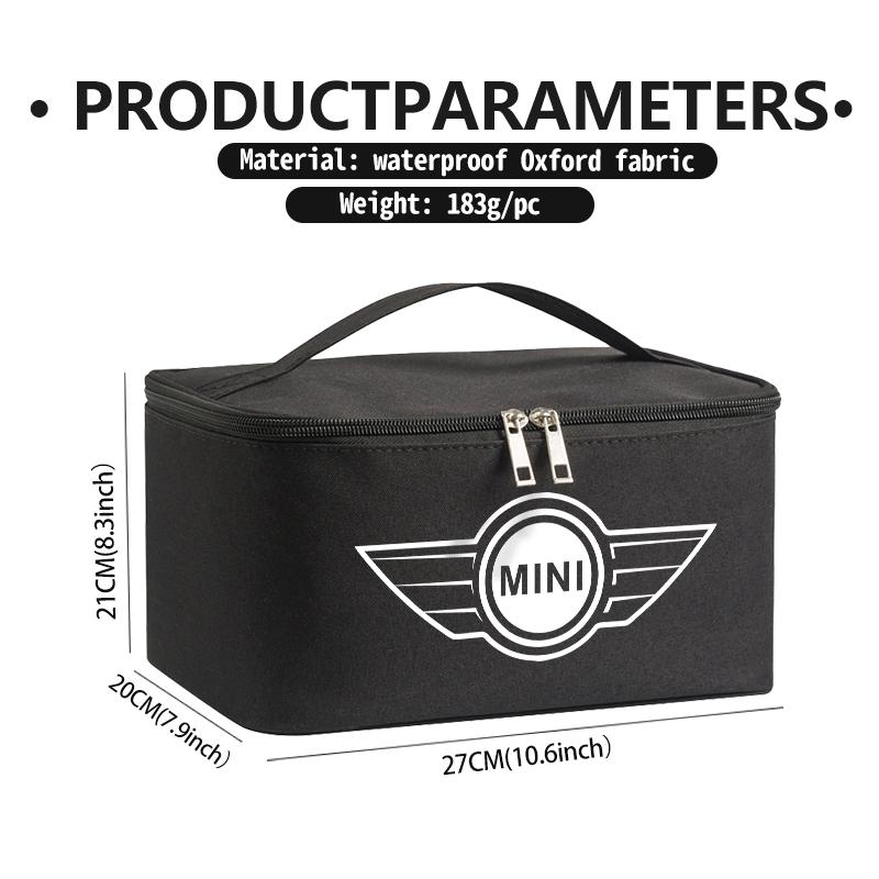 Cosmetic Bag Travel Luggage Box Makeup Storage Organizer Case For MINI Cooper R55 R56 R60 R61 Countryman Clubman Aceman JCW