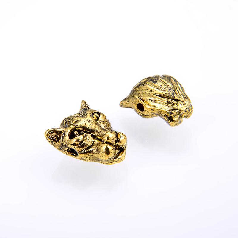 10 Pcs/ Lot 6 Colors Animal Style Alloy Dragon Beads for Jewelry Making Bracelets DIY Components Accessories Wholesale