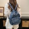 Zaino in Denim Multifunzionale da Donna