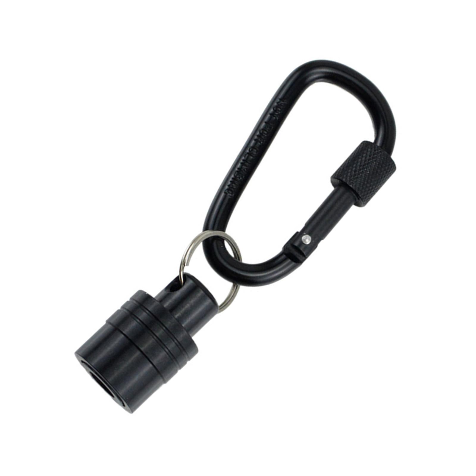 

Держатель сверла с шестигранным хвостовиком 1/4 дюйма, брелок с карабином, конструкция из углеродистой стали для эффективной смены инструмента A