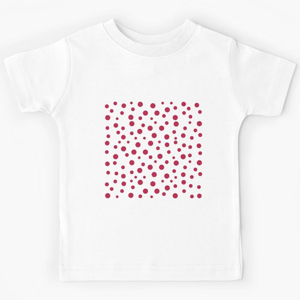 polka dots - viva magenta Kids T-Shirt 120