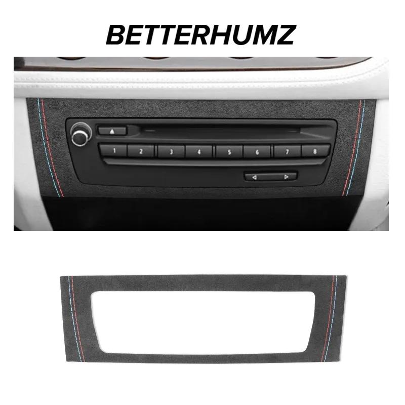 Für BMW Z4 E89 2009-2016 Hergestellt aus Alcantara Mittelkonsole Klimaanlage CD-Panel Verkleidung Performance Aufkleber Auto Innenzubehör