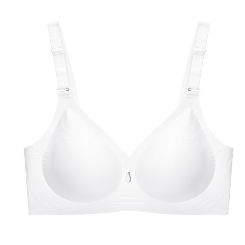 

Глубокий V Вязаный бюстгальтер Женские беспроводные бюстгальтеры Сексуальный резной с подкладкой Бралетт Женский удобный бюстгальтер Женское мягкое нижнее белье S-XXL XXL белый