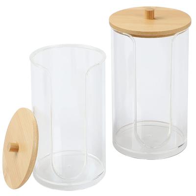 AllBright Paper Cup Holder, Cup Holder, Cup Dispenser, Set of 2, Paper Cup and Plastic Cup Holder Storage, Office (Clear)