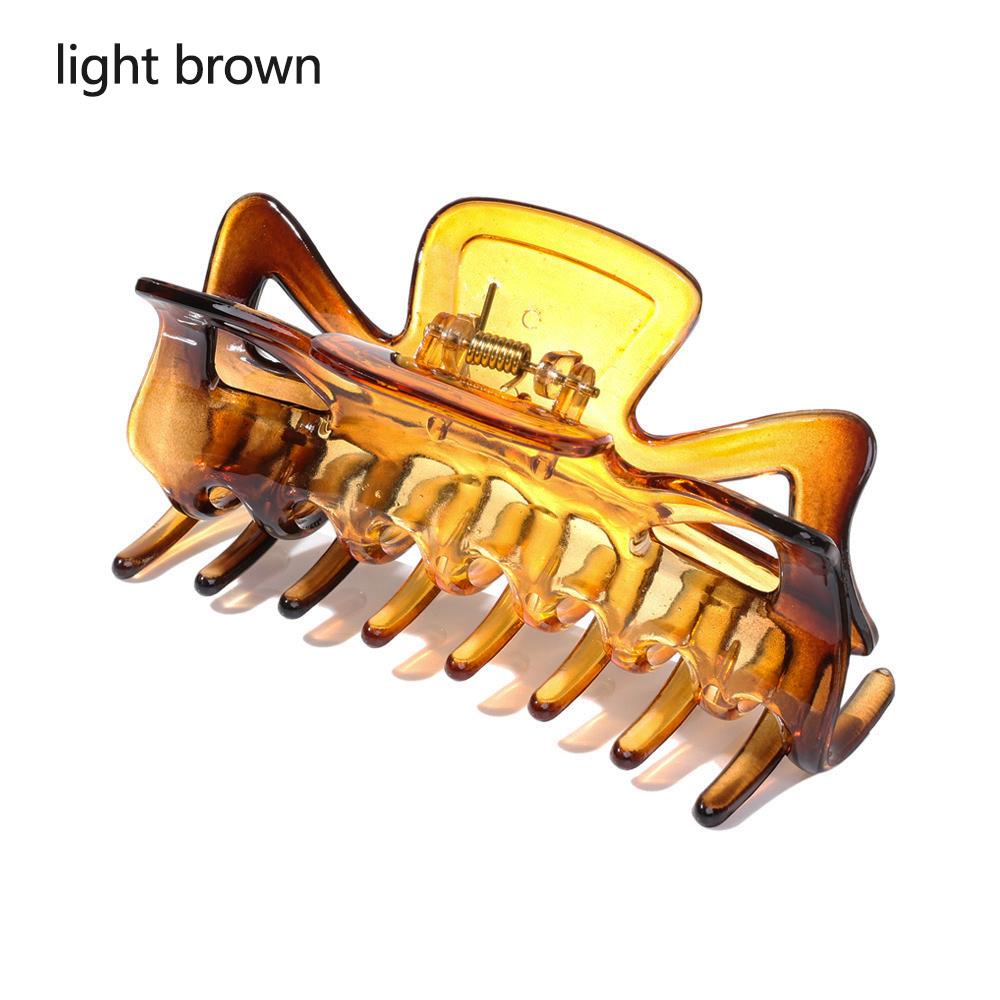 Hair Accessories Leopard Print Acrylic Barrette Hair Claw Clip Large Hairpins Hair Clamps