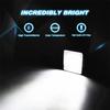 Pair 4.5Inch 9LED 45W 6500K Aluminum Square LED Work Light Fog Driving Lamp Offroad SUV Spotlight Bar Boat