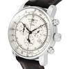 ZEPPELIN Watch Special Edition 100 Years Silver Dial Stainless Steel Quartz 42.5MM Germany 7680-1N Mens Black