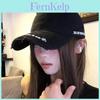 Baseball Cap Women Embroidered Vintage Distressed Wide Brim Sunhat For Summer Casual Wear