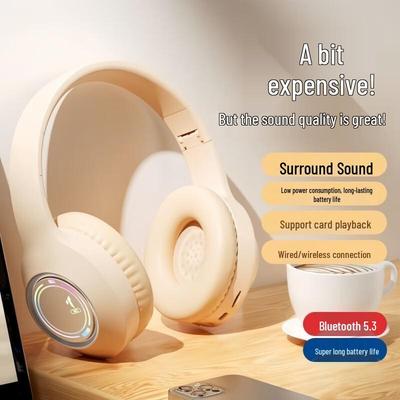 M3 Wireless Bluetooth Noise-Canceling Headset with Breathable Earcups & Ultra-Long Battery Life