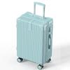 Durable Large-Capacity Leather Travel Suitcase with Universal Wheels and Password Lock