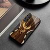 Wood Grain Golden Phoenix phone case glass s26 ultra case s25 ultra case for Samsung Galaxy S26 S25 S24 S23 S22 FE Ultra Plus