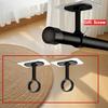 Non Perforated Ceiling Curtain Rod Bracket, Heavy-Duty Self-Adhesive Adjustable Curtain Hook Suitable for Wardrobes and Bedrooms