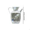 300ml Glass Teapot Cold Water Kettle, Portable Iced Tea Pitcher, Clear Kettle for Flower Tea,