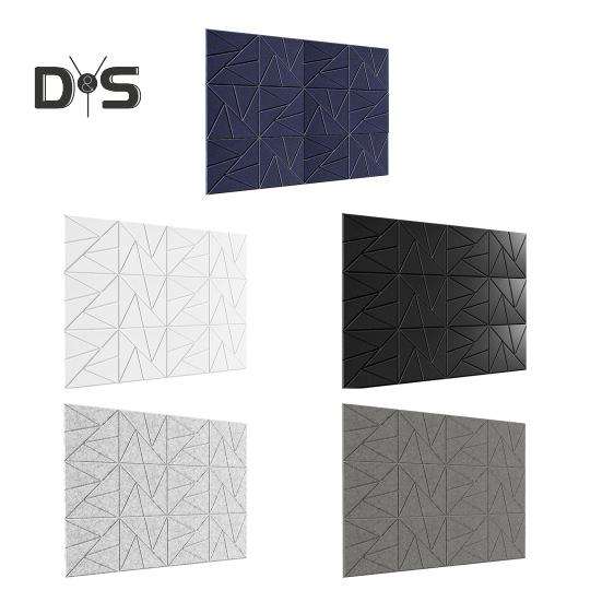 12Pcs Soundproof Wall Panel Self-Adhesive Sound Absorbing High Density Thick Acoustic Foam Panel Noise Reduction Wall Decoration Tile