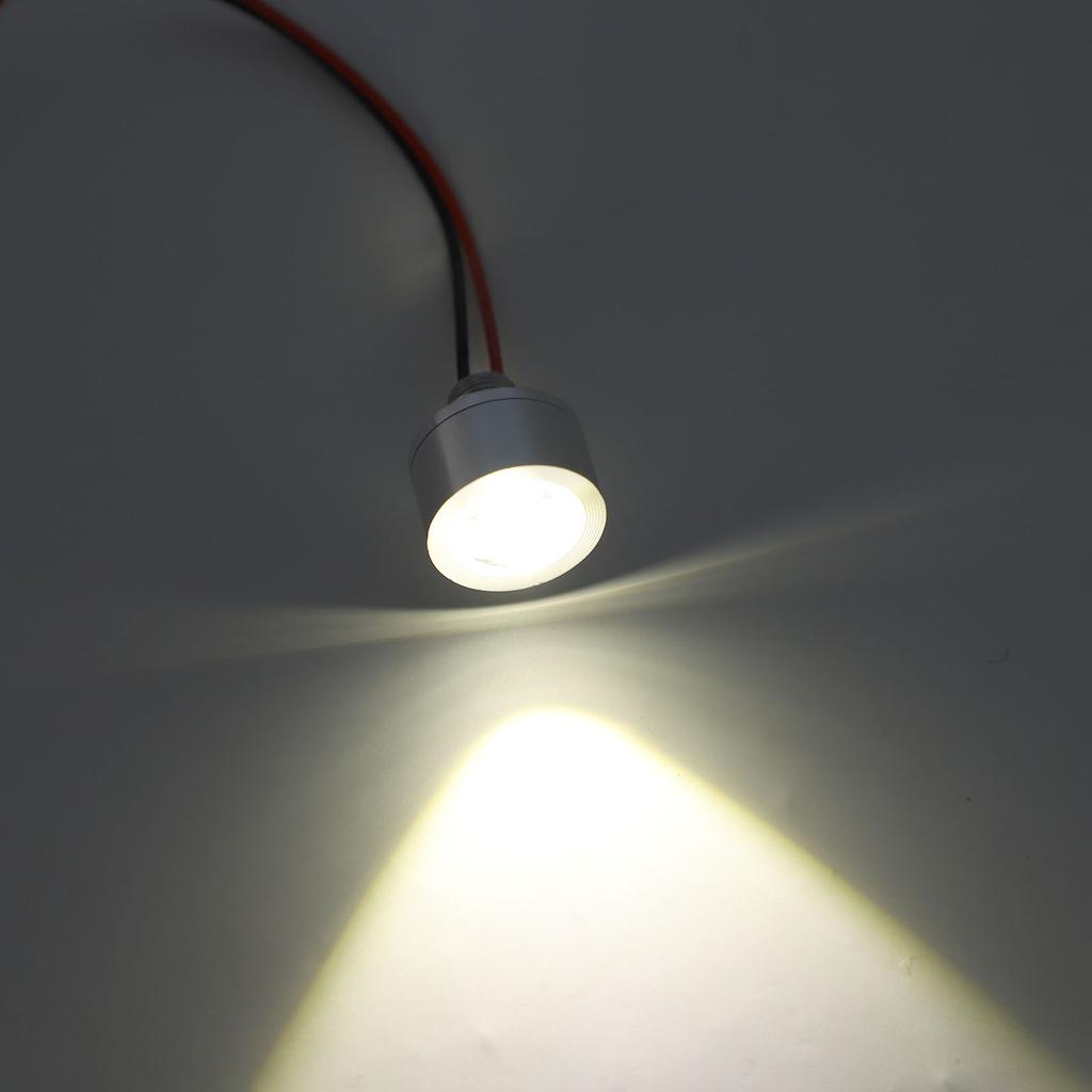 LED Spotlight Stepless Dimmable USB Plug in Spotlight 80LM 4000K 1W for Wall Art Jewelry Display Closet Hallway