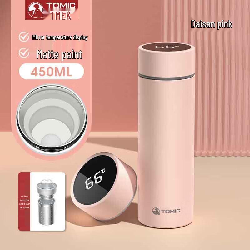TOMIC Smart Insulated Ceramic Lined Water Bottle