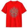 Casual Japanese Cthulhu Sea Creature Artwork TShirt for Unisex Crew Neck Pure Cotton T Shirts Short Sleeve Tee Shirt Plus Size