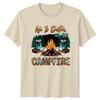 Life Is Better By The Campfire Outdoors Graphic Unisex T Shirt Campfire Tee