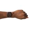 MACHINE Three-Hand Date Braun Leather Watch