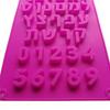 Hebrew Alphabet Silicone Cake Mold Arabic Letter Numbers Mould Fondant Chocolate Baking Form Birthday Cake Decorating Tools