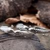 Vintage Double Fish Bracelet for Women - Ethnic European & American Retro Style, Silver Year After Year Abundance Jewelry.