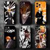 Bleach Kurosaki Ichigo Soft Phone Case for iPhone 16 16E 17 Air 15 Pro Max 14 Plus 13 Mini 11 12 7 Black Cover Back Shell
