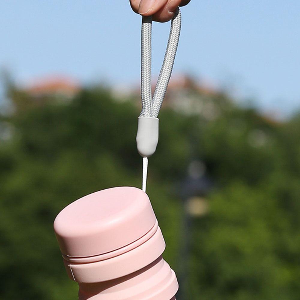 Retractable Folding Silicone Water Bottle Leak Proof Foldable Drinking Cup Outdoor Travel