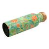 Copper Water Bottle 750 ML With Anti Oxidant Properties | Diwali Gifts for Family and Friends 100% Copper Water Bottle (Green, 750 Ml)