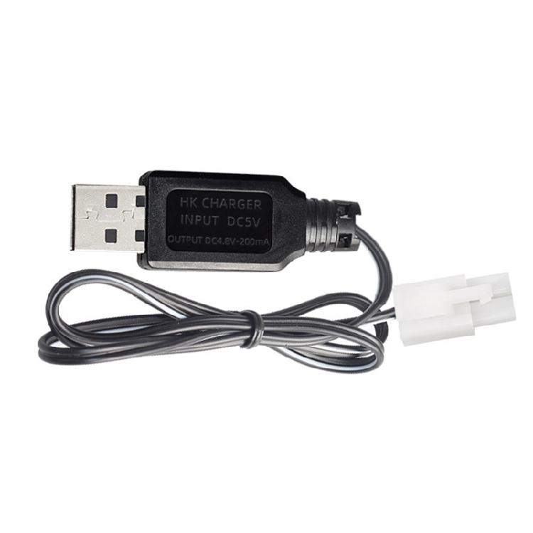 4.8V 200mA NiMh/NiCd Battery USB Charger Packs KET-2P Plug USB Charging Cable