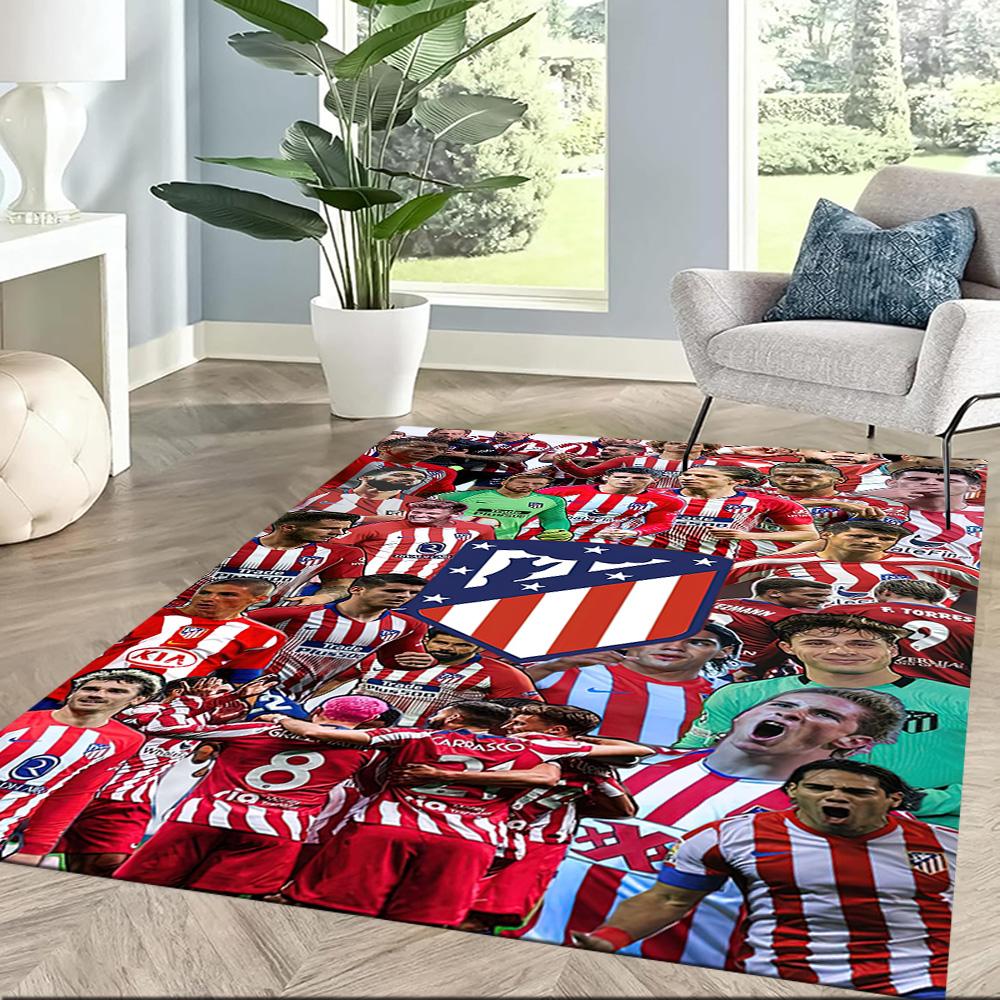 Atletico Madrid Floor Rug Office Rug Suitable For Living Rooms Entryway Outdoor Foyer Antislip Rug Decorate Offices Birthdaychristmas Gift