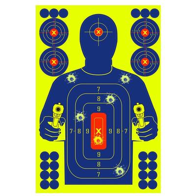 Cible en papier réactive par éclaboussures d'arc et de flèche Junshi