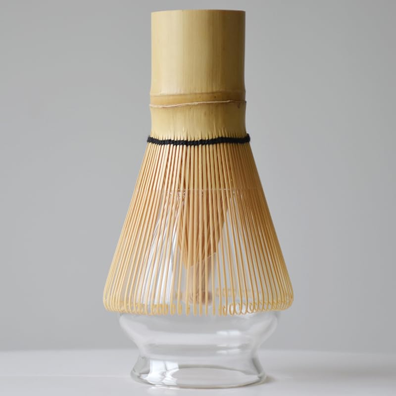 Glass Matcha Approximately X X Perfect for Tea or As a Gift Matcha Bowl and Tea Whisk Heat-resistant Bowl, Clear, 12.3cm 7.2cm (approx. 5.7" 2.7"),